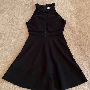 Mini Black Skater Dress